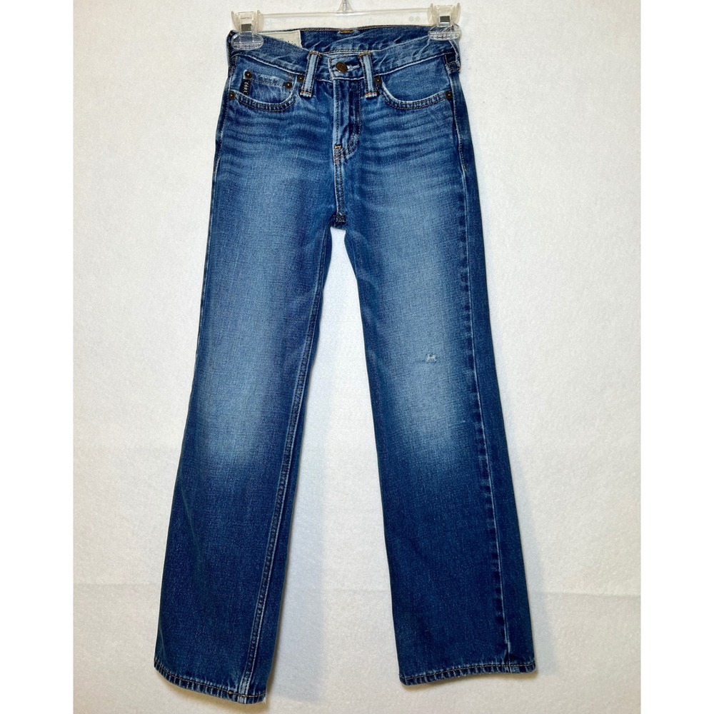 Abercrombie Kids Jeans Medium Wash Straight Leg Denim Y2K School Rugged Slim 10